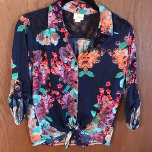 DayTrip Floral Button Up